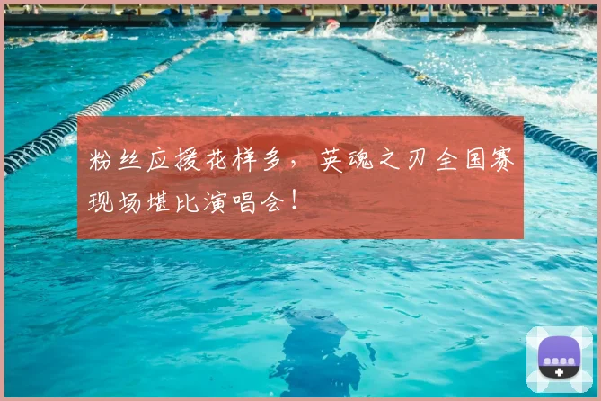 粉丝应援花样多，英魂之刃全国赛现场堪比演唱会！